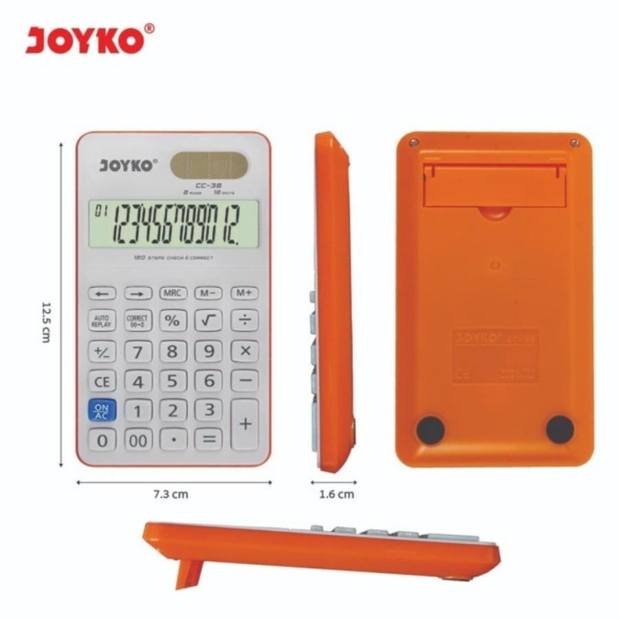 

Kalkulator JOYKO CC 38 - Calculator Check Correct Bisa Cek Ulang Ori