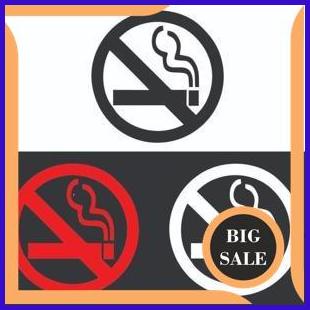 

STIKER STICKER NO SMOKING DILARANG MEROKO 4 X 4 cm perkakas 29M4R23