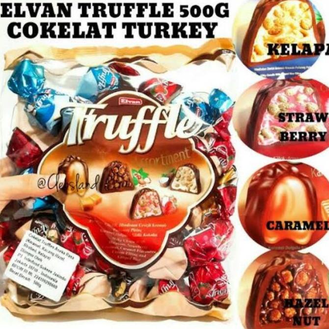 

COKLAT ARAB DIJUAL ELVAN TRUFFLE CHOCOLATE REPACKING / COKLAT TURKEY / COKLAT ARAB EL09I09A82L