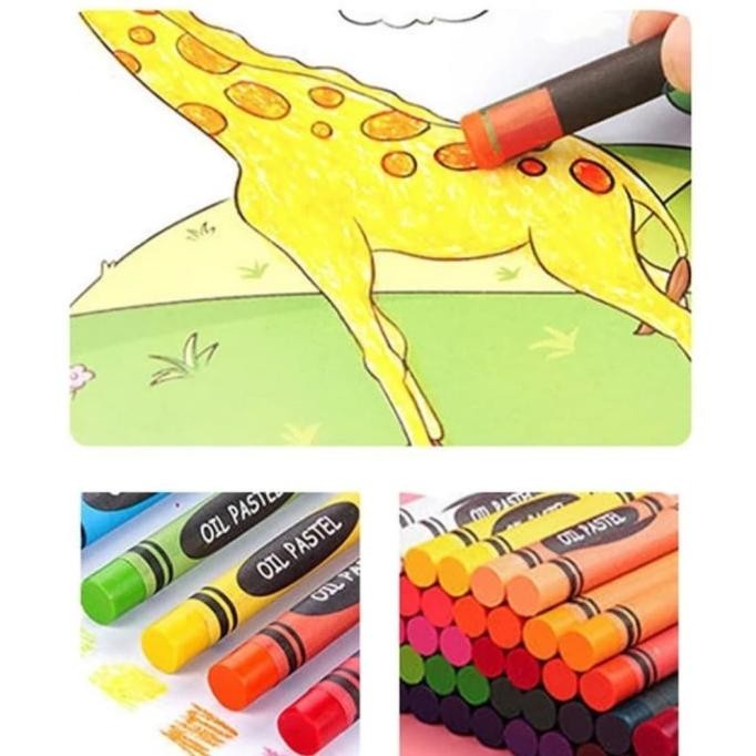 Promo Baru Mainan Edukasi Anak Set Melukis Lengkap Spidol+Crayon N Papan Termurah