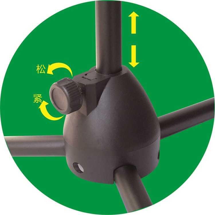 TaffSTUDIO Microphone Standing Holder Tripod 3xSmartphone Holder NB04P