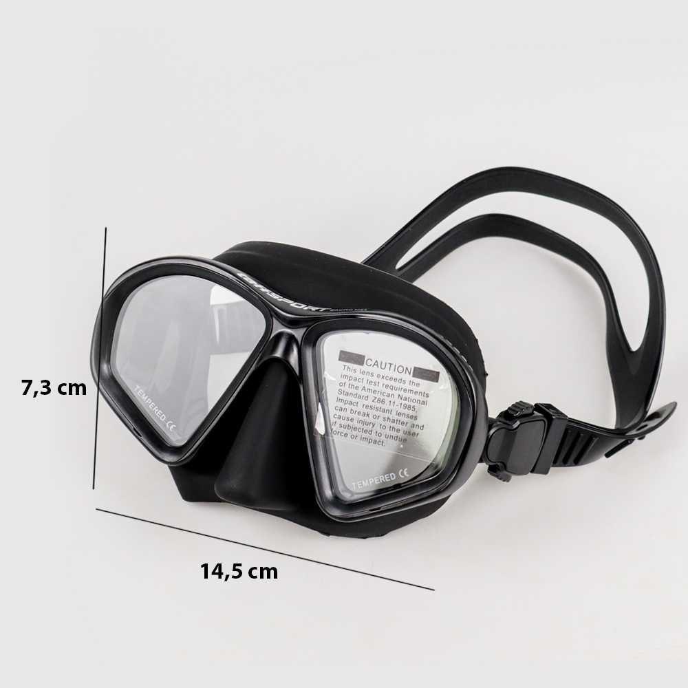 TaffSPORT Kacamata Selam Scuba Diving Snorkeling - M24