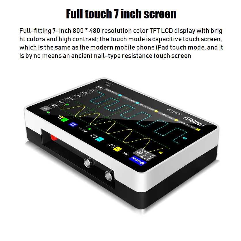 FNIRSI Digital Oscilloscope Handheld 100MHz 100Gsa/s New Version 1013D Scoter Listrik Scoter Listrik Volt Meter Motor Volt Meter Motor Volt Meter Digital Volt Meter Digital Volt Meter Ac Volt Meter Ac Tester Digital Multitester Tester Digital Multitester