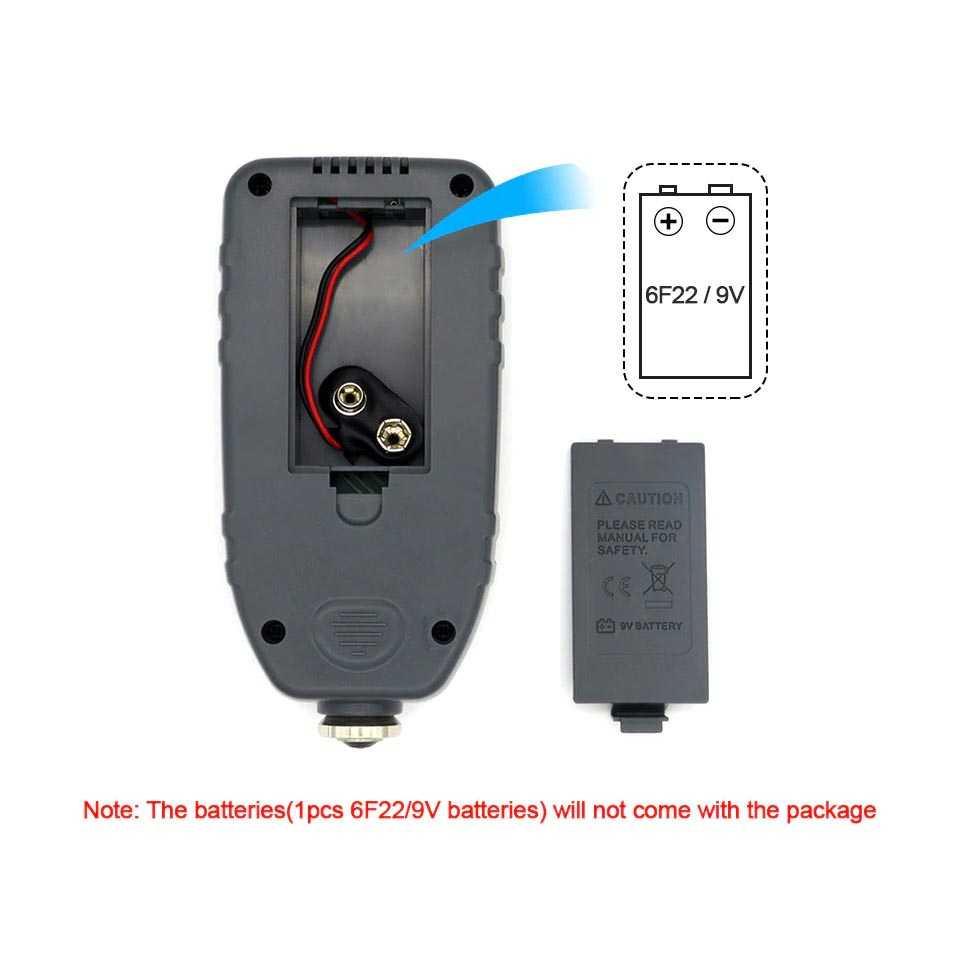 R&amp;D Tester Ketebalan Cat Mobil Coating Thickness Gauge - TC100