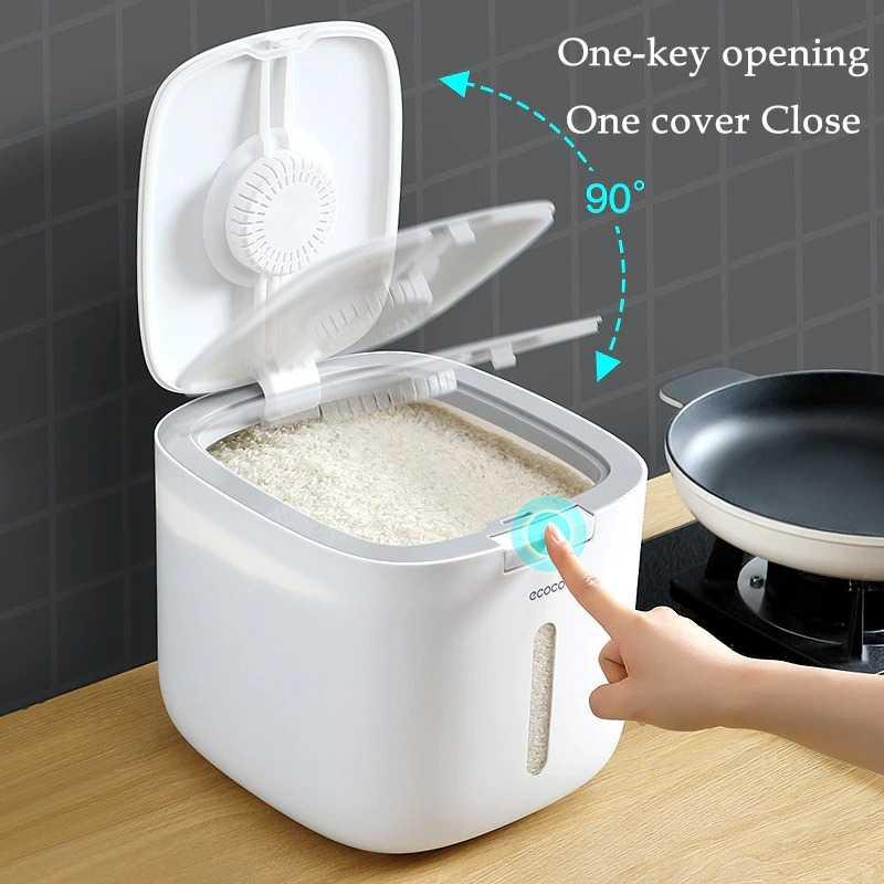 Ecoco Wadah Penyimpanan Beras Moisture Proof Rice Container 10KG E2005 Pelengkapan Dapur Pelengkapan Dapur Dispenser Beras Tupperware Dispenser Beras Tupperware Tempat Nyimpan Beras Tempat Nyimpan Beras Tempat Beras Cosmos Tempat Beras Cosmos Alat Perleng