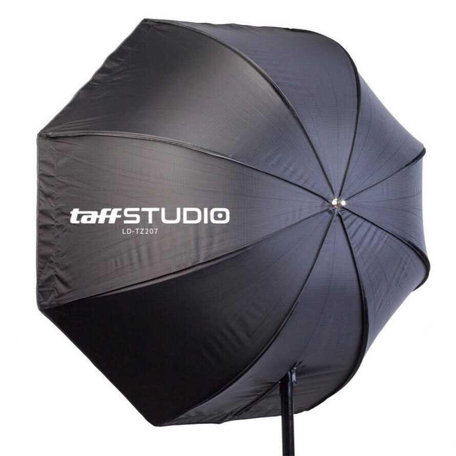 TaffSTUDIO Payung Octagon Softbox Flash Speedlight 80CM LD-TZ207 Payung Besar Payung Lipat Mini Payung Mini Softbox Payung Kecil Lighting Studio Studio Lampu Studio Studio Mini Lighting Godox Mini Studio Box Studio Foto Payung Putih Lampu Studio Mini Mini