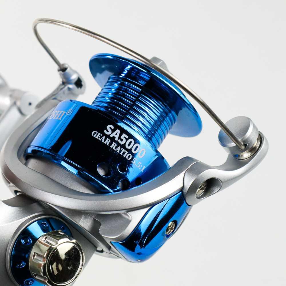 YUMOSHI Reel Pancing Spinning Fishing Reel 5.5:1 Gear Ratio Pancing Reel Power Handle Ril Pancing Reel Pancing Power Handle Pancing Casting Rell Pancing Power Handle Casting Reel Pancing Mini Reel Casting Reel Baitcasting Real Pancing Power Handle Rell