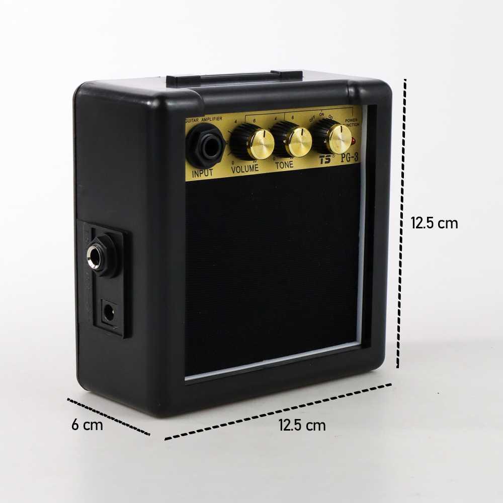 TS Amplifier Mini Gitar Elektrik 3W G-3