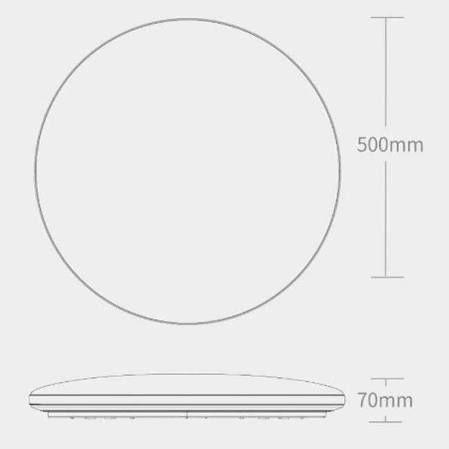 Yeelight Lampu LED Plafon 2700K-6500K 500 mm - YLXD55YL