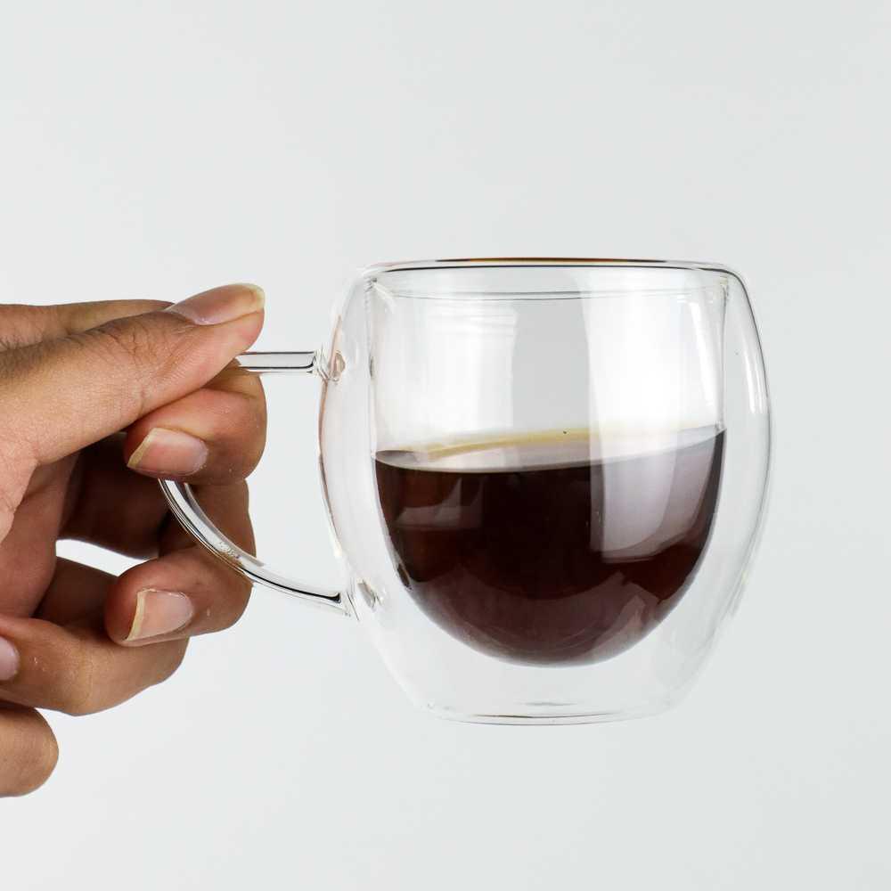 Cangkir Kopi Anti Panas Double-Wall Glass Round 160ml One Two Cups Mug Gelas Kaca Cangkir Set Cangkir Kopi Cangkir Set Keramik Gelas Teh Gelas Keramik Cangkir Plastik Gelas Lucu Tea Set Cangkir Stainless Cangkir Keramik Cangkir Kopi Set Gelas