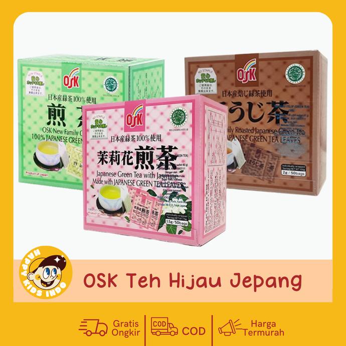 

TEH OSK JAPANESE - OSK TEH JAPANESE ISI 50pcs GREEN TEA