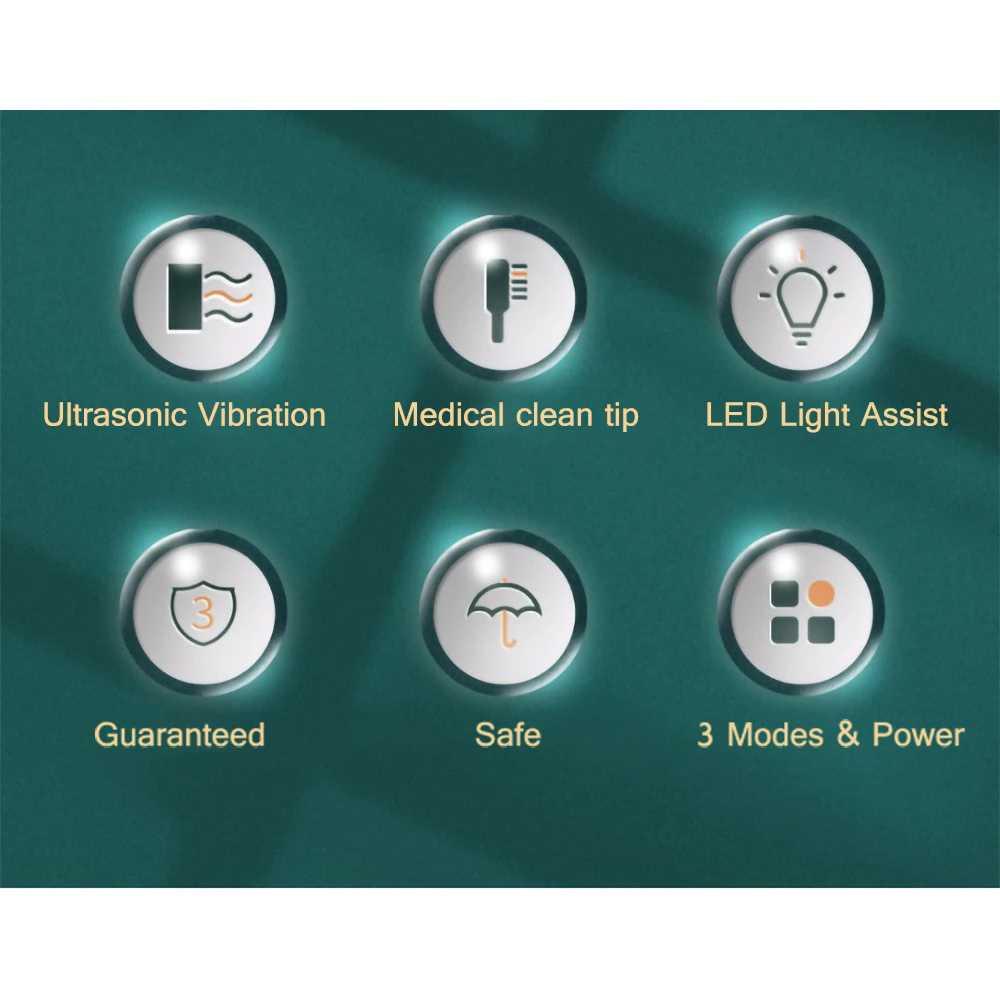 YUKUI Pembersih Karang Plak Gigi Ultrasonic Dental Calculus Electric S5