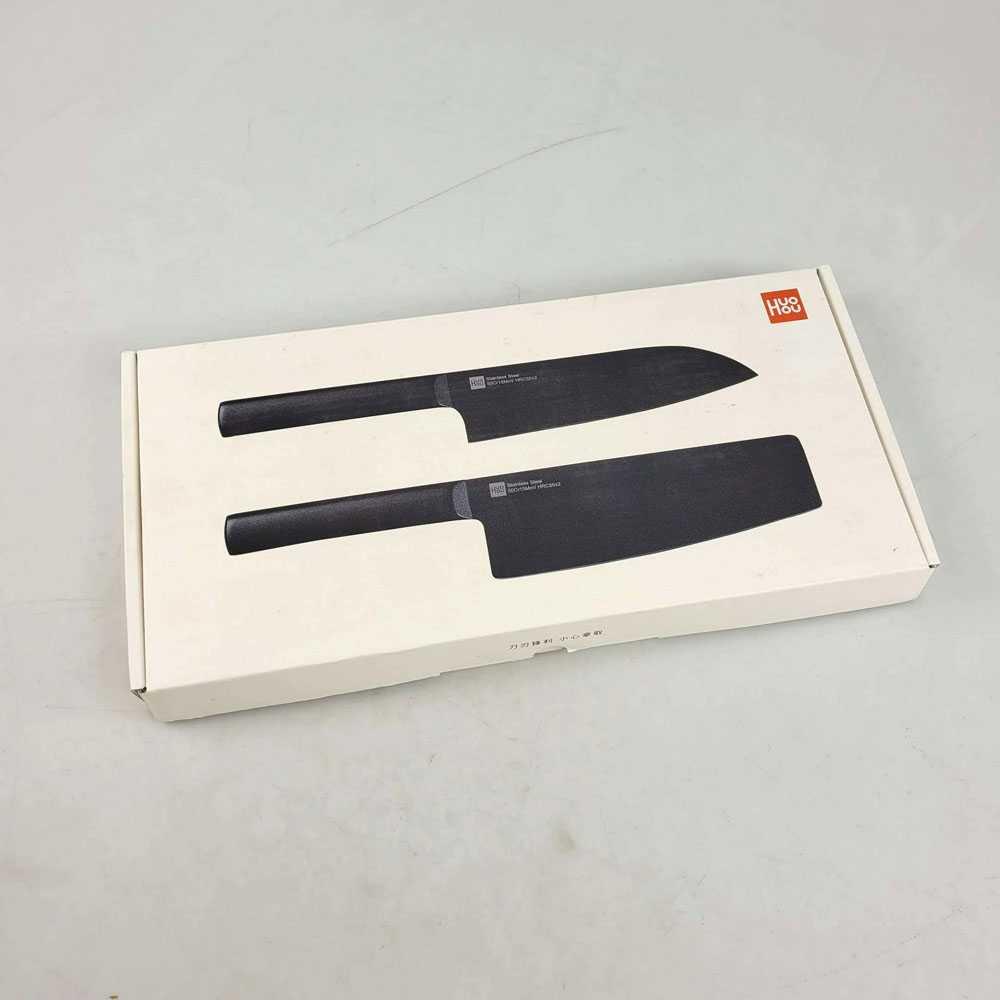 Huohou Pisau Dapur Kitchen Knife 2 PCS U0015 Pisau Set Pisau Dapur Pisau Dapur Set Set Pisau Dapur Peralatan Dapur Lengkap Alat Masak Set Pisau Kecil Pisau Set Talenan Pancing Set Lengkap Knife Pisau Dapur Super Tajam Pisau Tajam Pisau Stainless Stainless