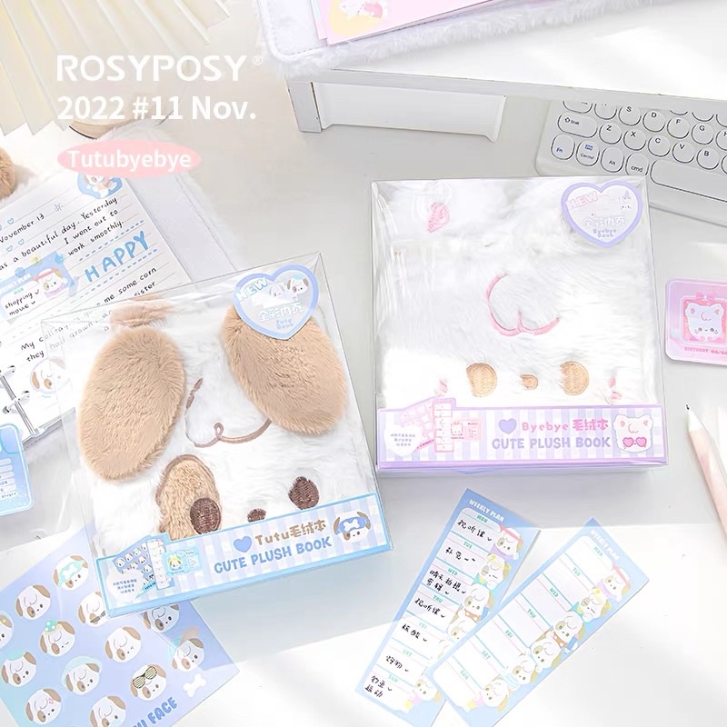 

[PO 1BULAN] RosyPosy - TuTu ByeBye Collect Book SET // Cute Plush Kolbuk Binder KPOP