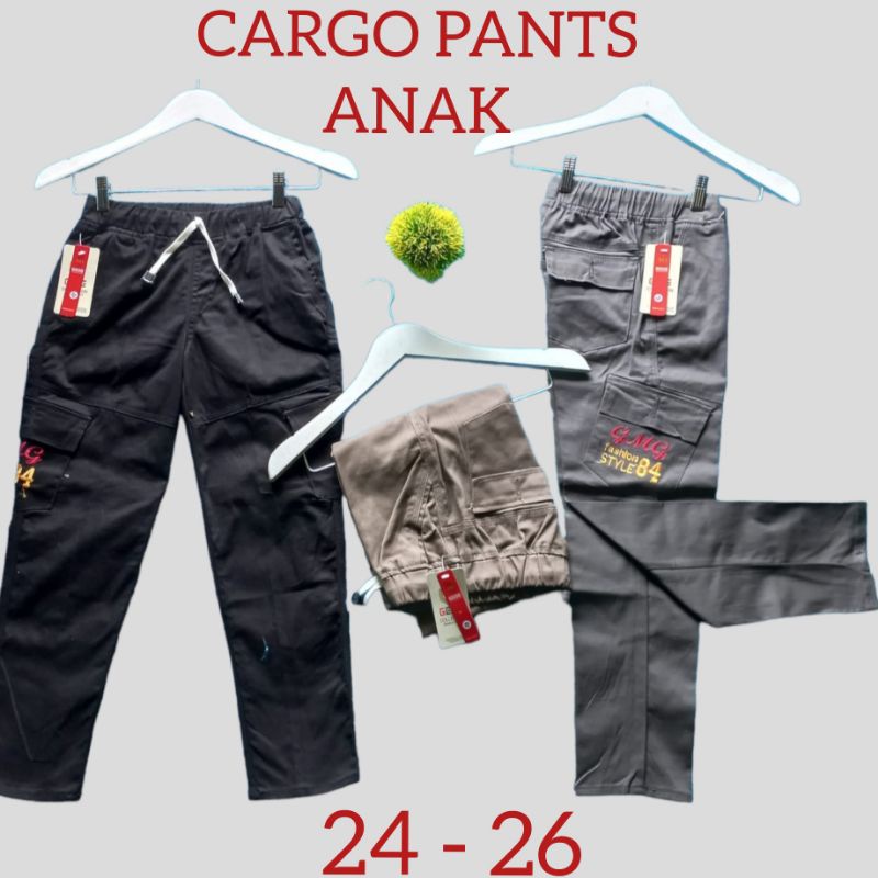 Celana Panjang Chino Anak Laki Celana Kimpul Cargo cowok usia 7 8 9 10 11 12 tahun