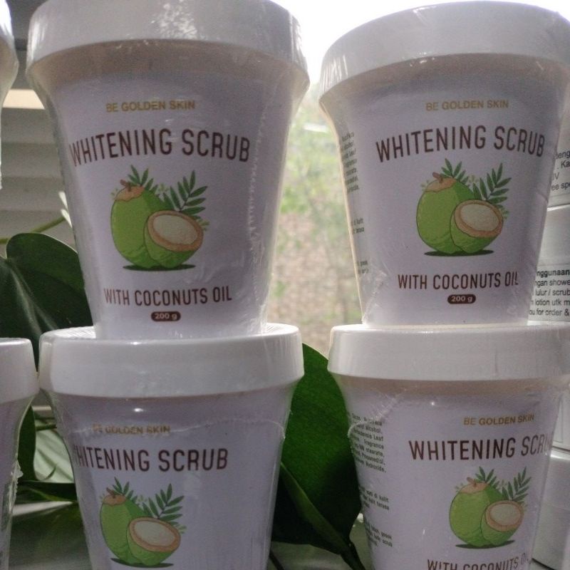 scrub pemutih badan tangan kaki penghilang bekas luka belang stretch mark
