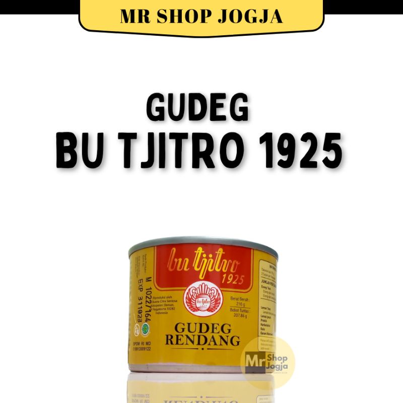 Gudeg Kaleng Bu Tjitro 1925
