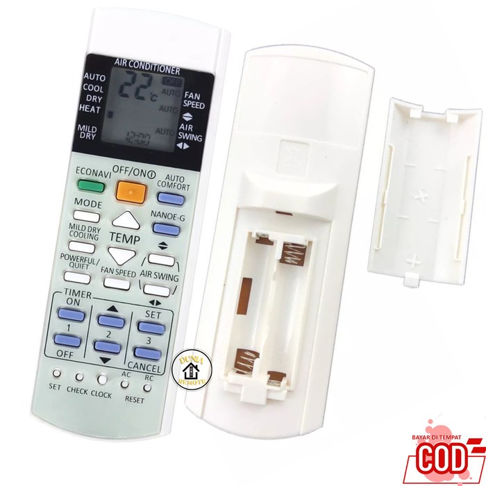 Remot Remote AC Panasonik Panasonic Inverter ECONAVI AUTOCOMFORT MULTI k- 8001