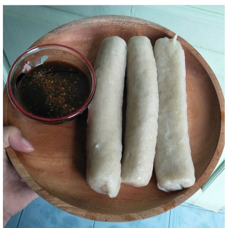 

Pempek Lenjeran Besar ikan Gabus /ikan delek Pempek Asli Palembang