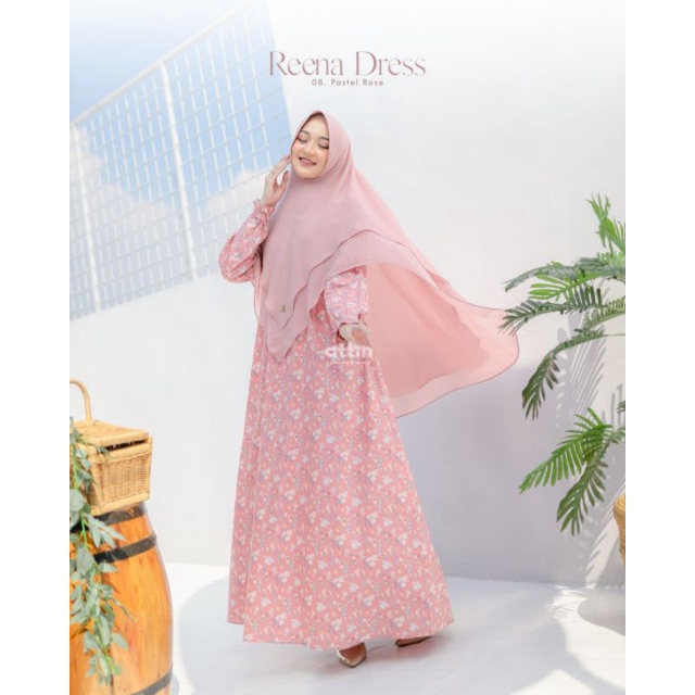 Gamis Katun Jepang Reena Dress By Attin