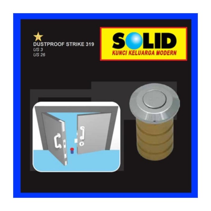 Terlaris Solid Dust Proof Strike Us3 Dps319 / Lubang Grendel Tanam Cover Flush