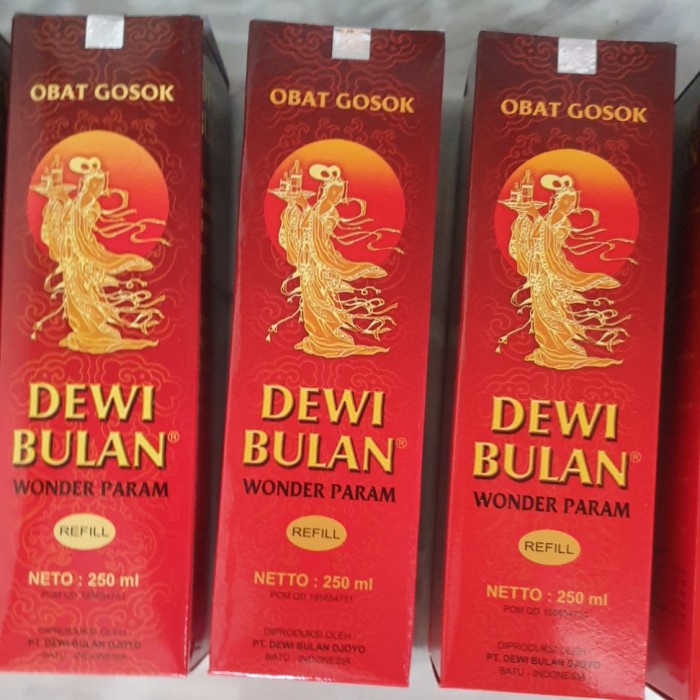 obat gosok dewi bulan 250ml Refill