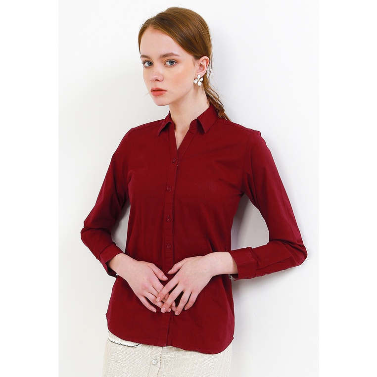 Blouse Wanita REMIX JEANS Original Polos Cewek Untuk Gaya Katun Ladies C031J25 Perempuan