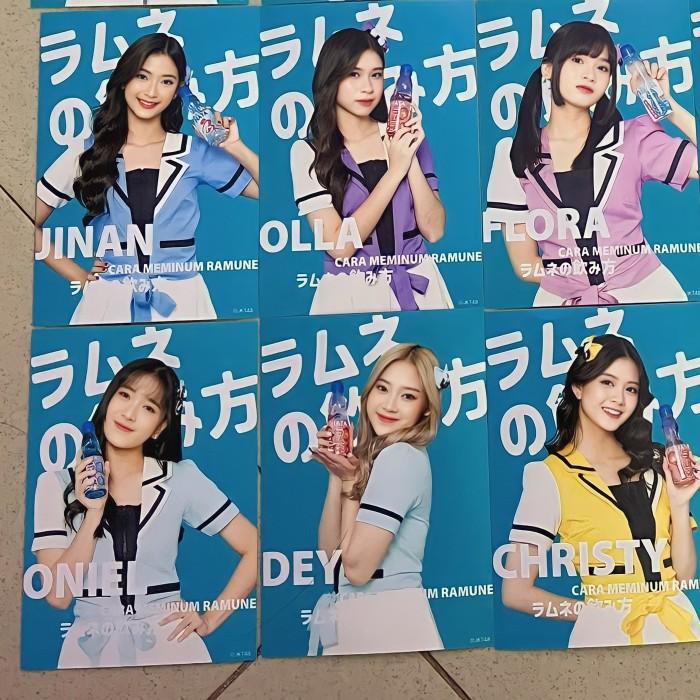 Photopack Ramune JKT48 - Jinan,Olla,Flora,Oniel,Dey,Christy