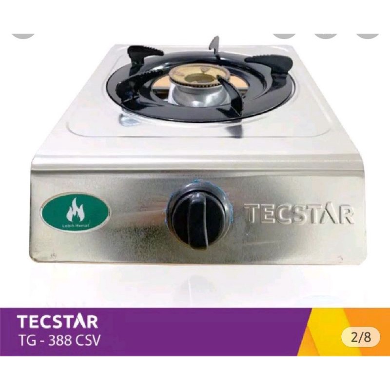 Kompor Tecstar TG-388 CSV Kompor Gas Tecstar 1Tungku Kompor 1Tungku Tecstar