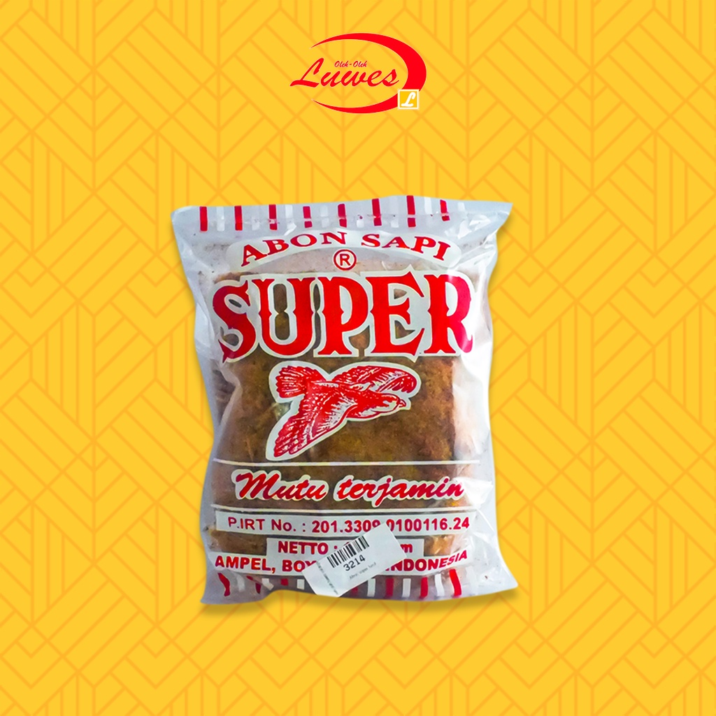 

Abon sapi super boyolali kemasan 250 gr