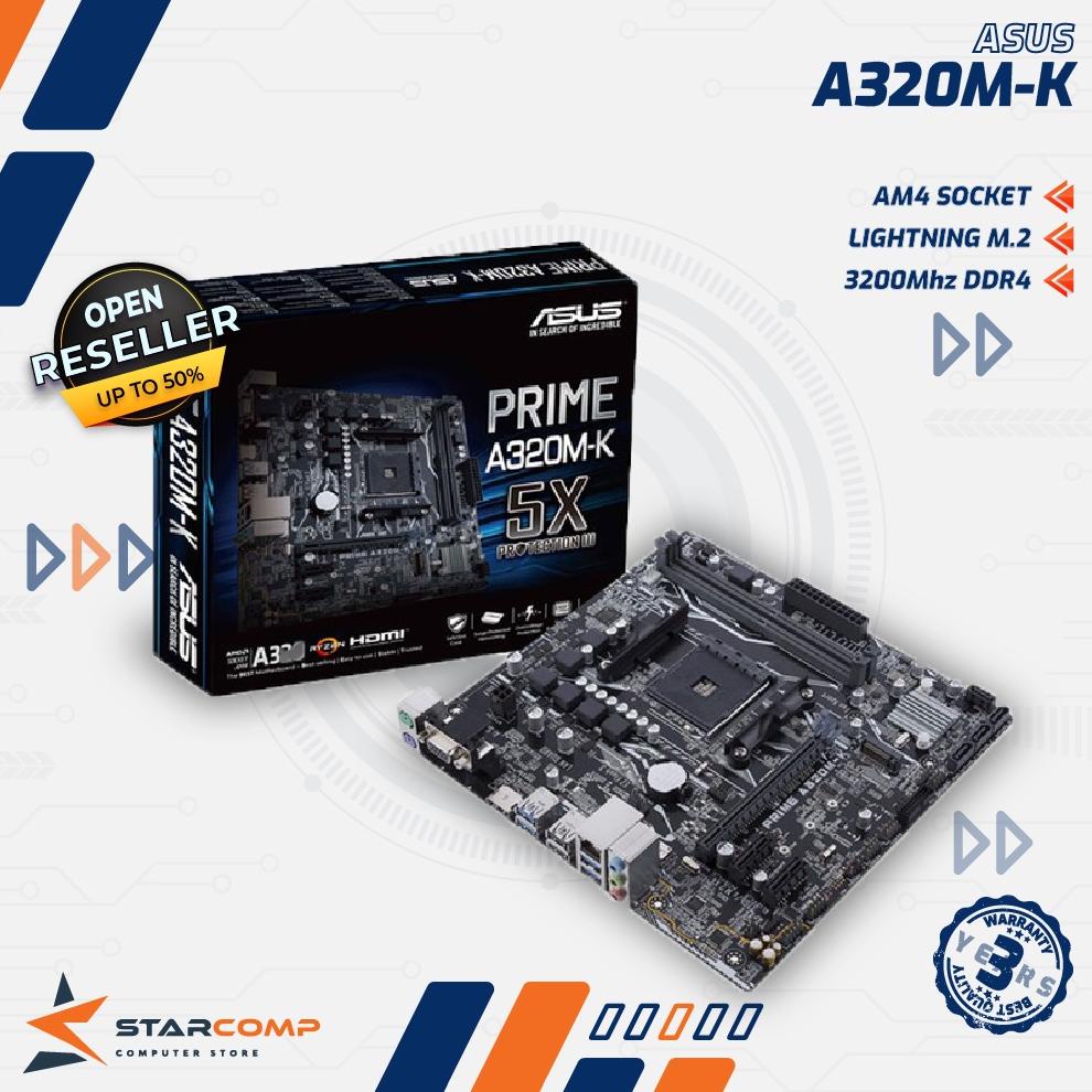 ASUS Prime A320M-K Socket AM4 DDR4