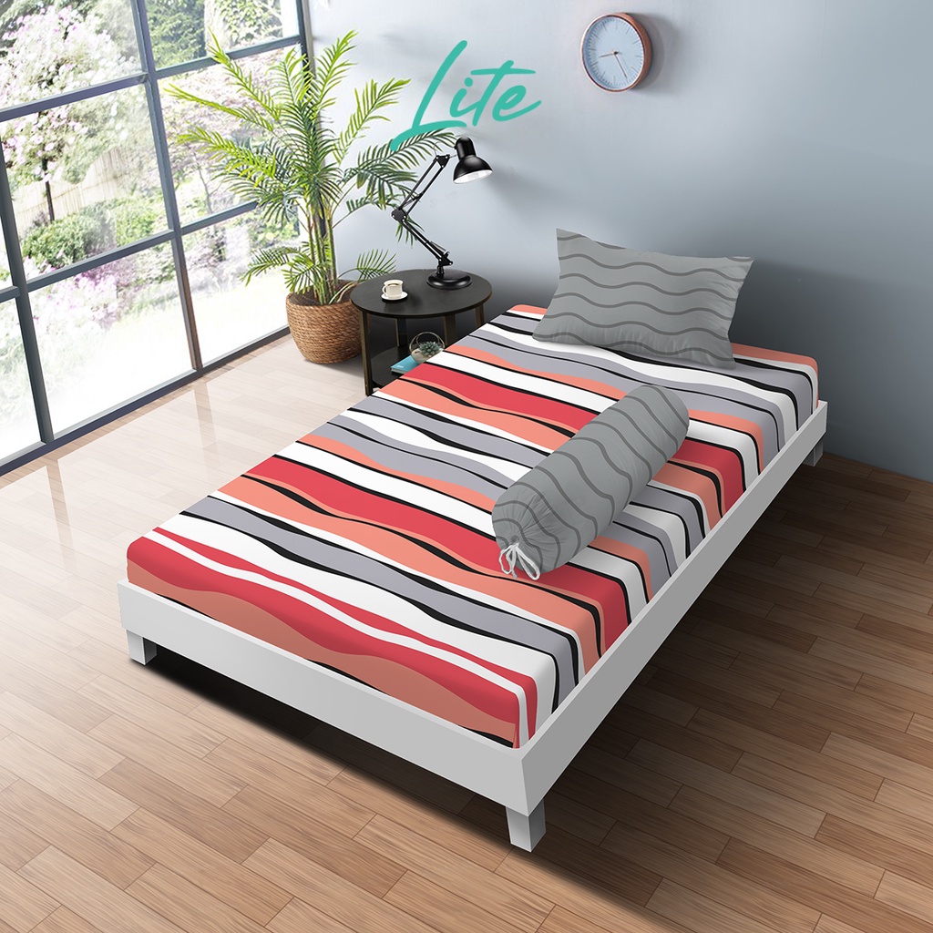 KINTAKUN Sprei Set 100 x 200 / 120 x 200 Oriel LITE Microfiber 20 cm