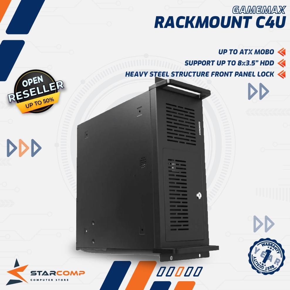 GAMEMAX 4U Rackmount Server 4U Casing Server Industrial PC Case C4U