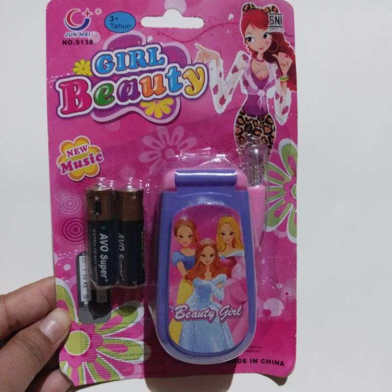 Mainan hp barbie lipat
