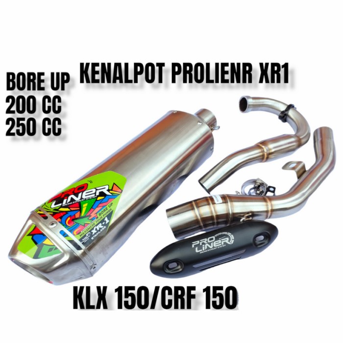 Knalpot Proliner Xr1 Klx Dtracker 150 Crf 150 Crf150 L Bore Up 200 250