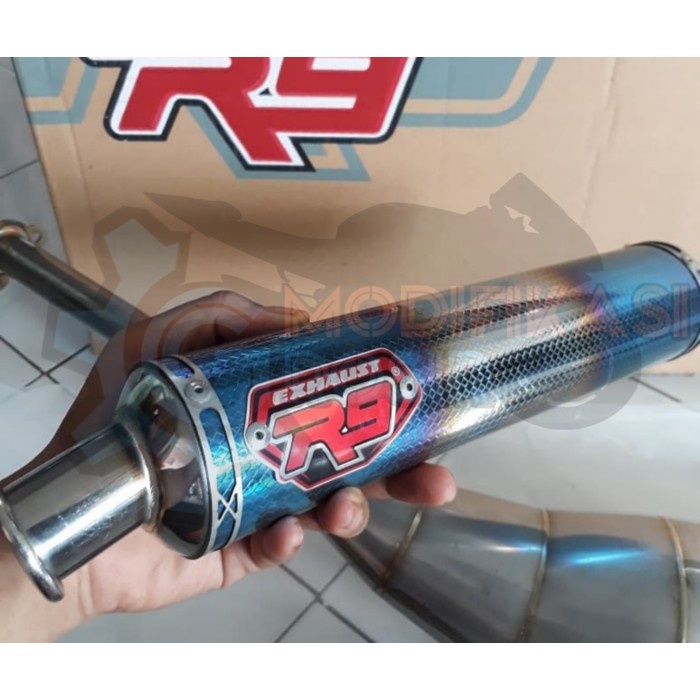 Knalpot R9 Neo Mugello Ninja 150 Rr / Ninja 150 R Fullsystem