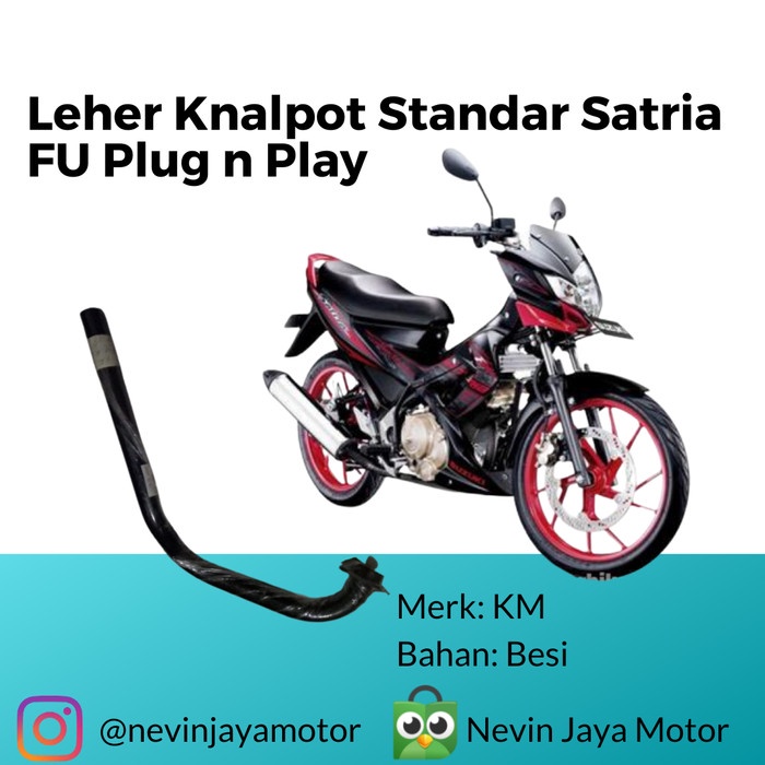 Leher Knalpot Standar Satria Fu