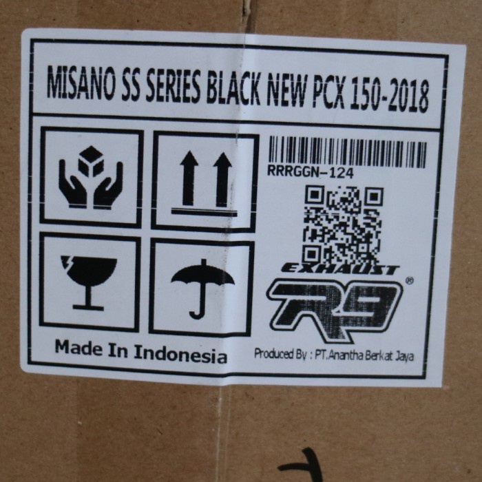 Knalpot Pcx 150 2018 - R9 Misano Ss Black Series