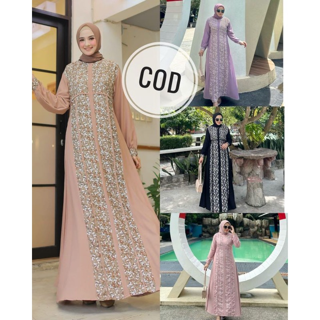 GAMIS KOREAN STYLE SOVIA DRESS BUNGA