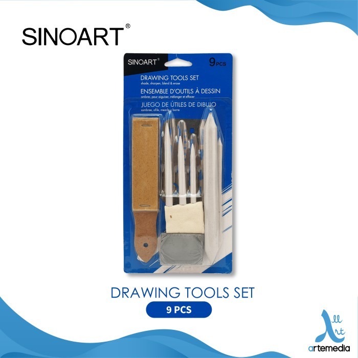 

Terlaris Alat Gambar Sinoart Drawing Tool Set 9 Paper Stump Eraser