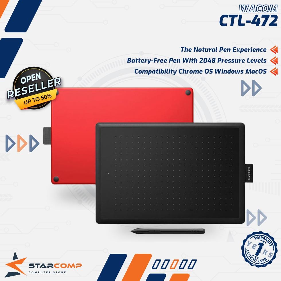 Wacom One By CTL-472 Digital Graphic Drawing Tablet Pad Small