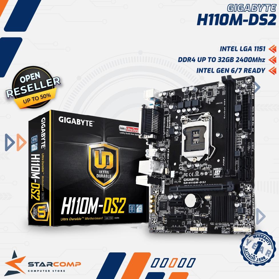 Gigabyte GA-H110M-DS2 DDR4 Intel Socket 1151 H110 M
