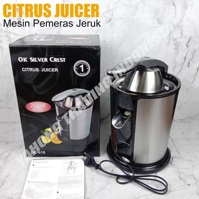 Pemeras Jeruk Elektrik Otomatis Stainless Steel Sayona [Cod]