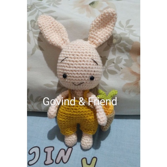 boneka rajut Baby Bunny /bunny kiyowo /boneka rajut kelinci /boneka rajut anak kelinci /boneka amigu