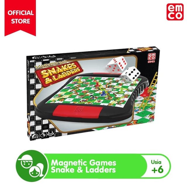 Emco Magnetic Games- Snake and Ladders