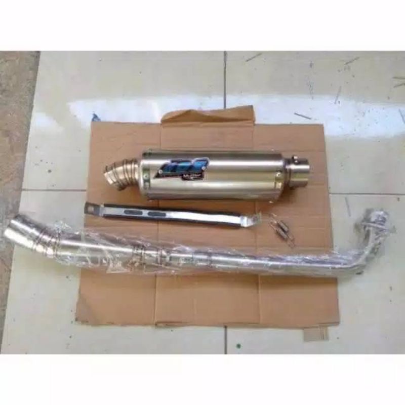 Knalpot DOS oval for Jupiter .Supra. Vega .smash dll