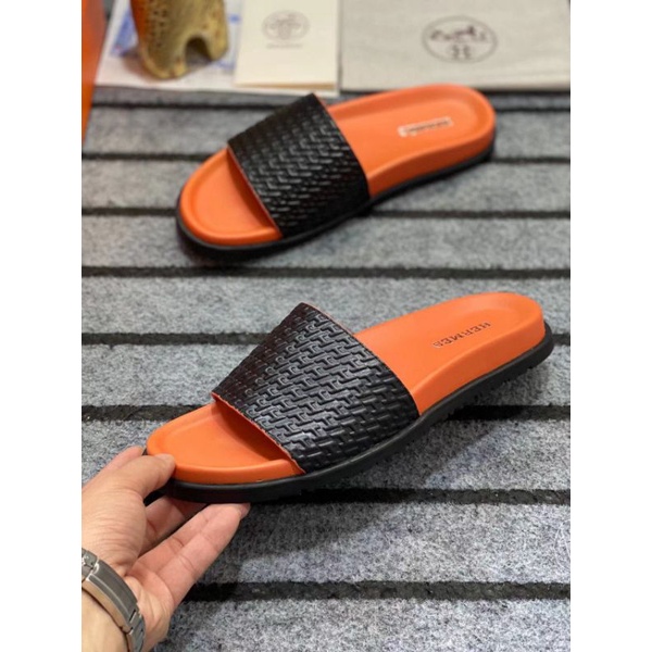 sandal cowok sendal pria slide selop series terbaru hm p1shoes mirror new slipper men