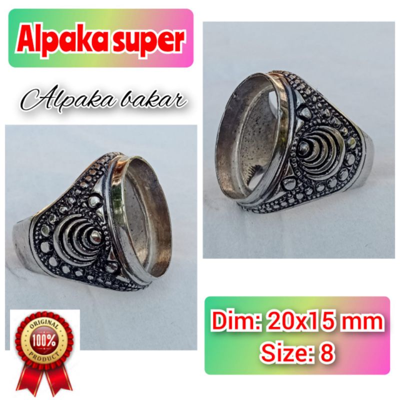 Emban batu akik alpaka super alpaka tanam alpaka bakar.44