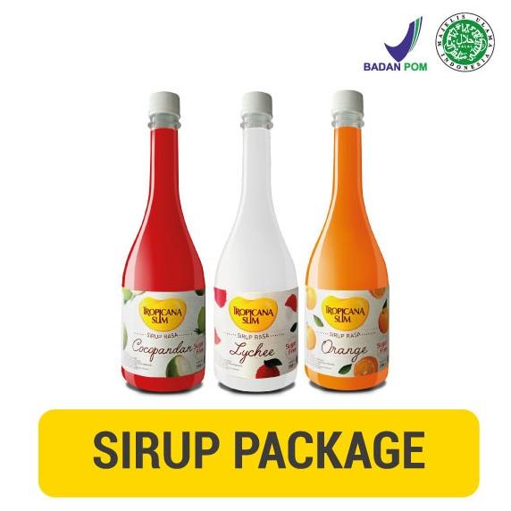 

Tropicana Slim Sirup Paket 3 Rasa (Orange, Leci, & Cocopandan)