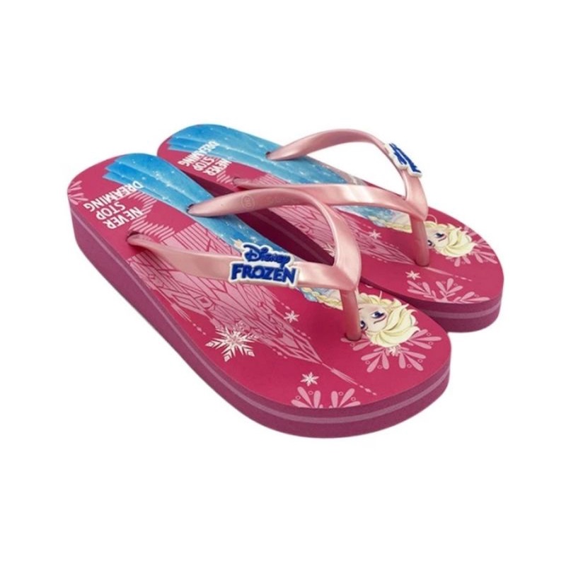 BALMORAL KIDS Sandal Jepit Anak Wedges perempuan Cewek minnie mouse LOL Frozen